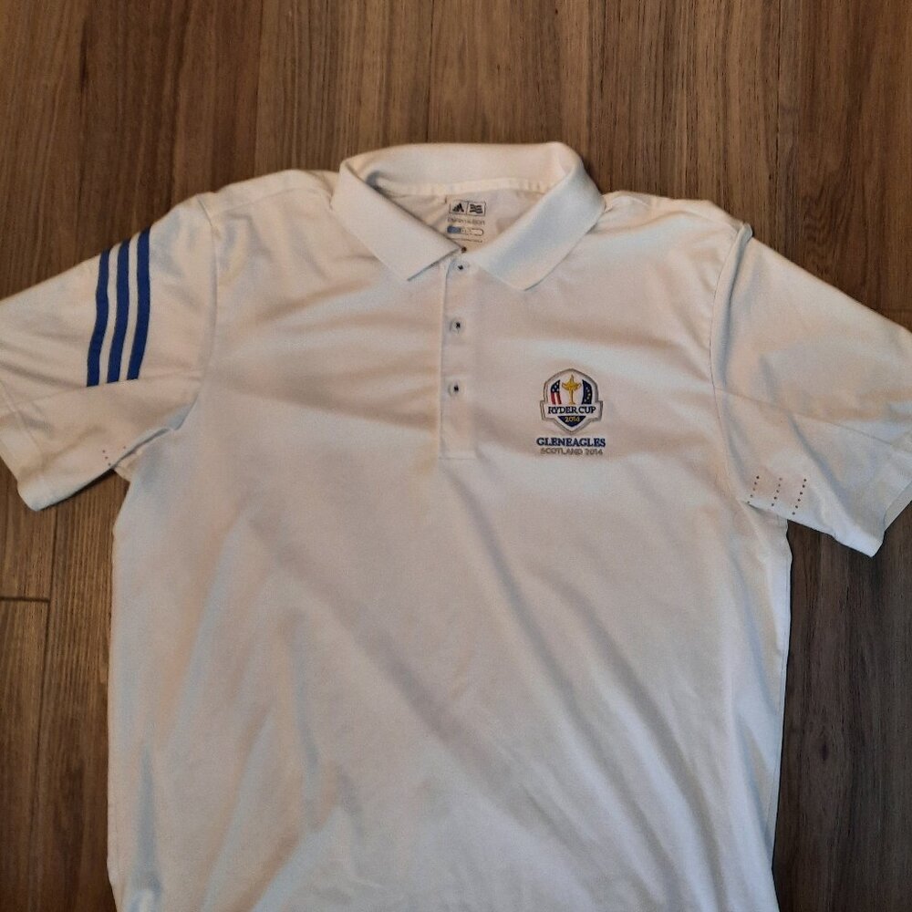 Adidas PureMotion Gleneagle Ryder cup 2014 Size Large; Free Shipping!